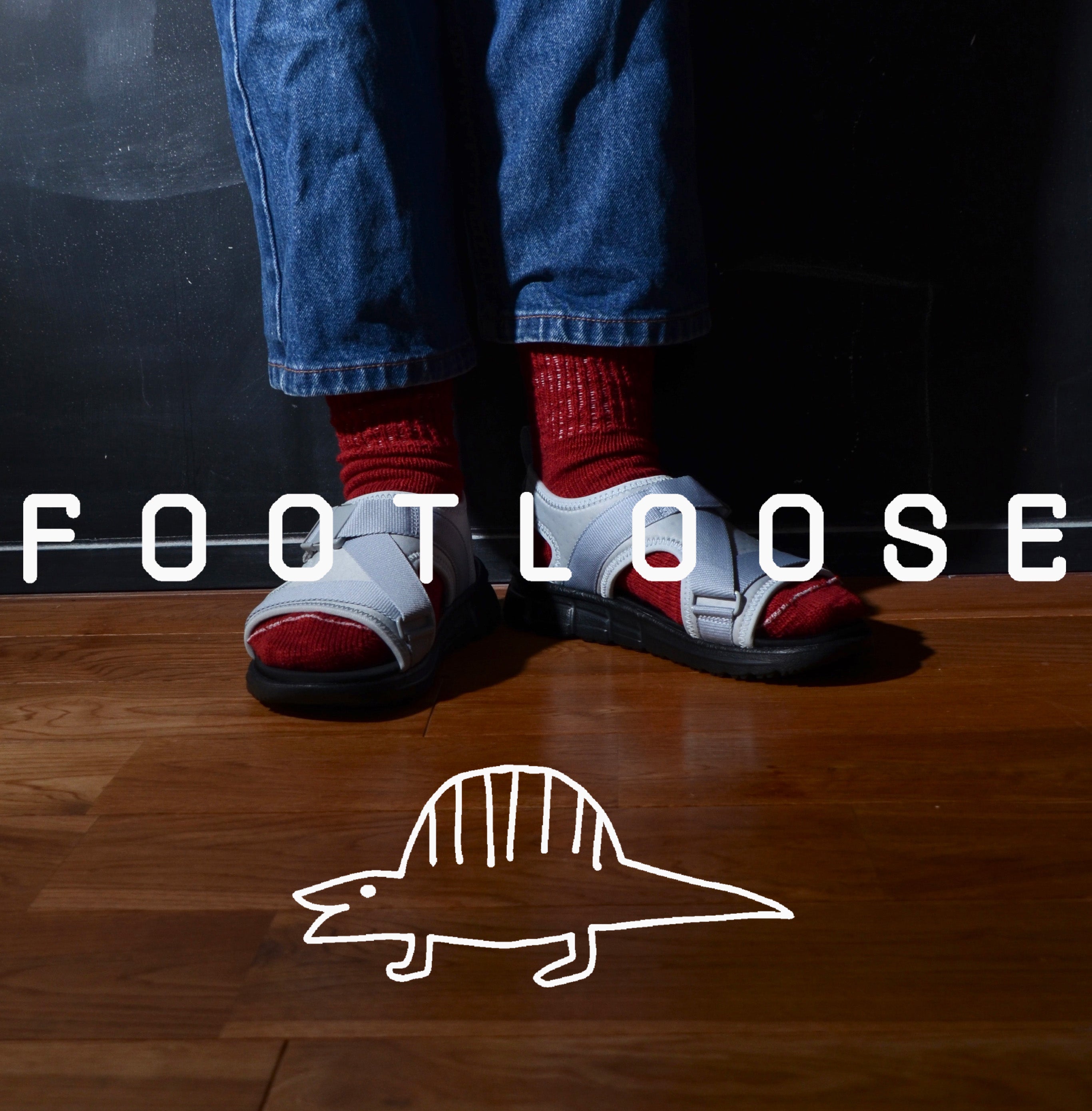 FOOTLOOSE ローゲージゴム切り替えソックス(2101TA,1101TA)