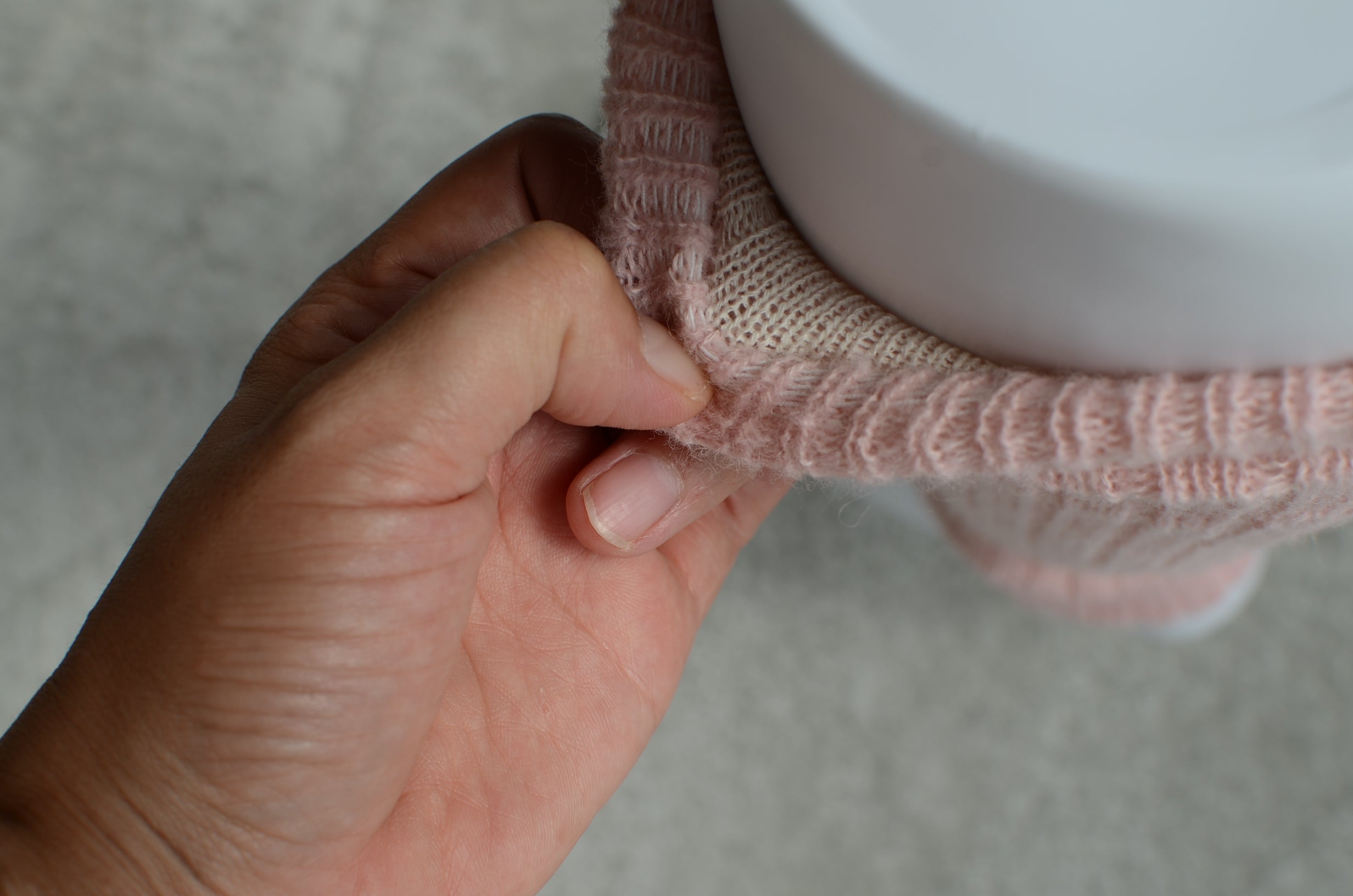 Silk Layered Legwarmer シルク二重編みレッグウォーマー