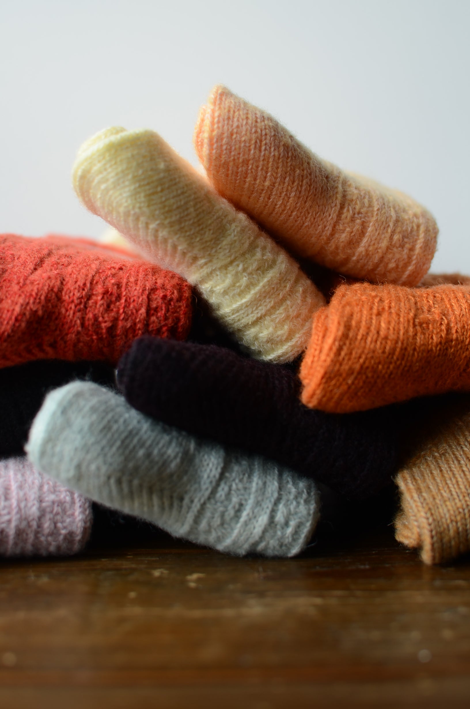 Natural wool socks(M) 日本製靴下