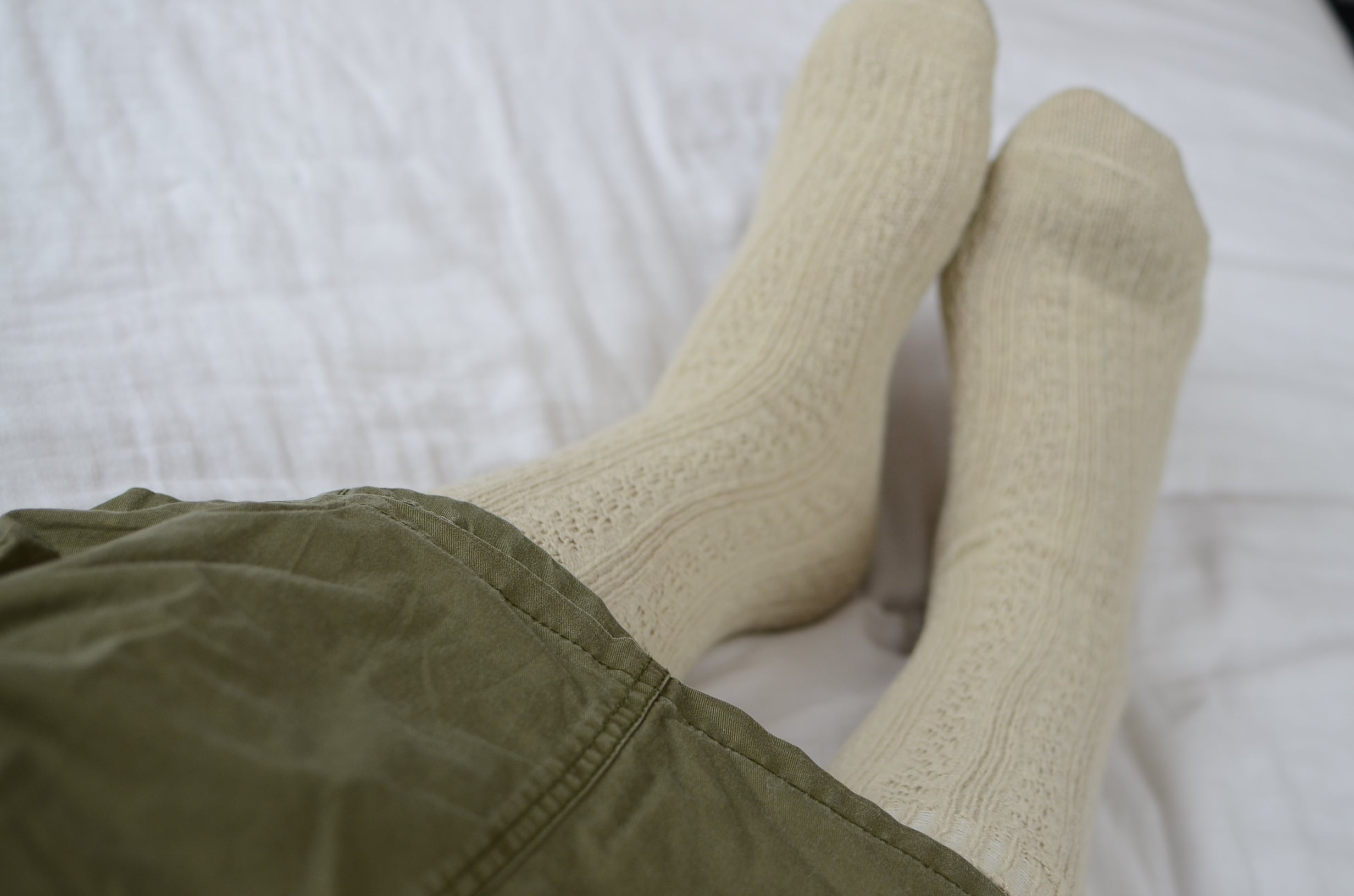 Natural wool socks(M) 日本製靴下
