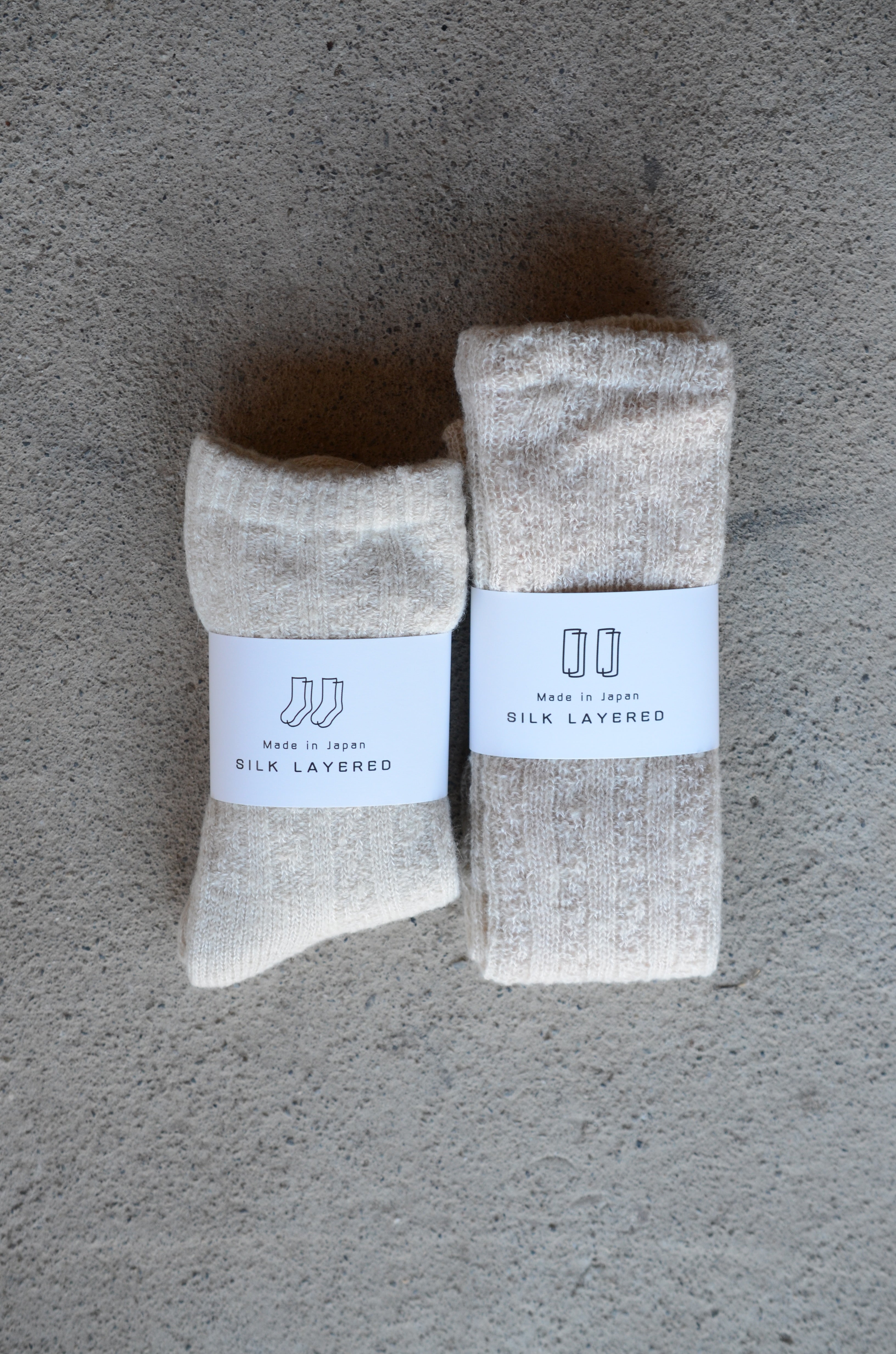 足元最強あったかセット SILK LAYERED SOCKS+LONG WARMER