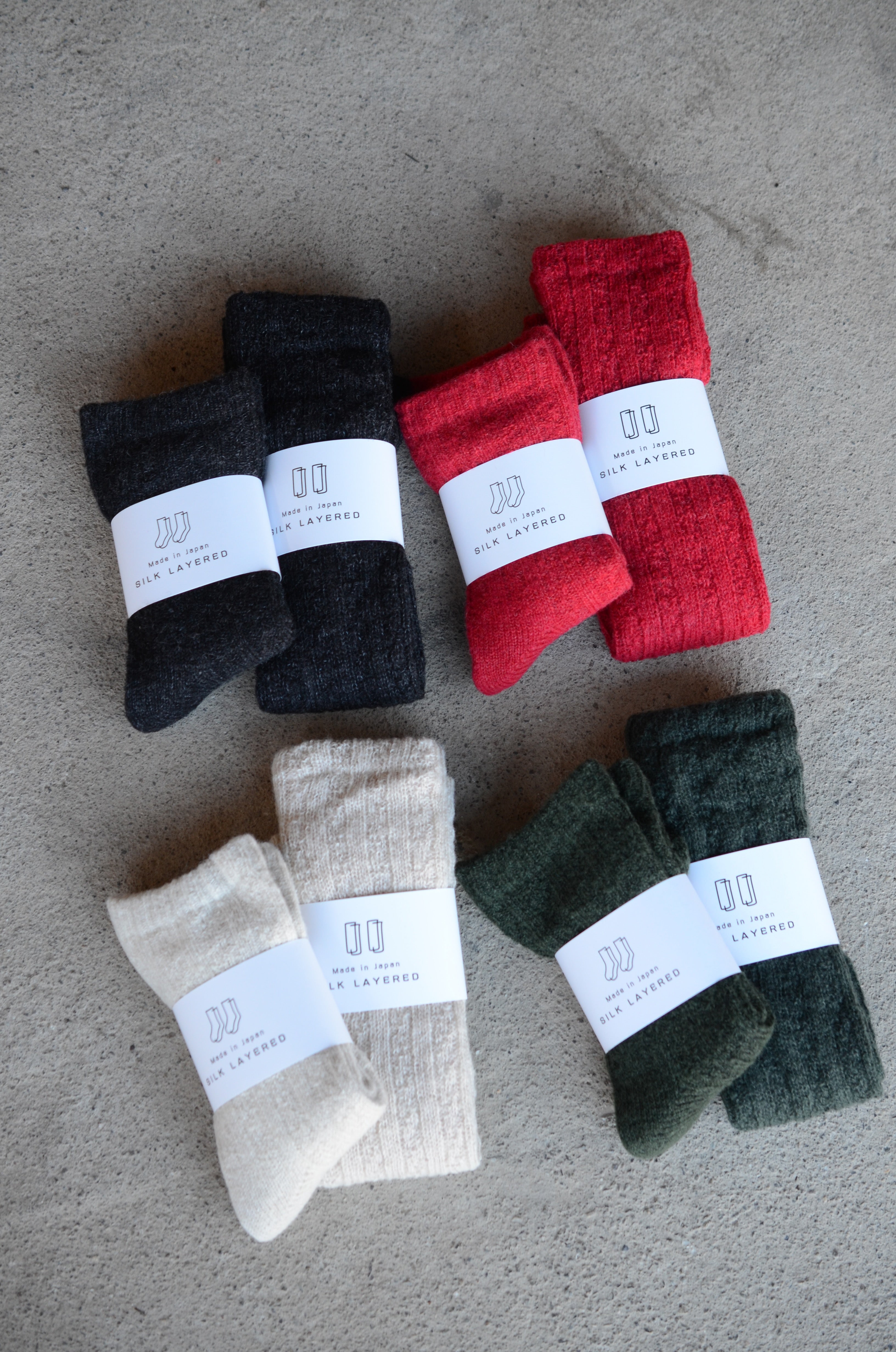 足元最強あったかセット SILK LAYERED SOCKS+LONG WARMER