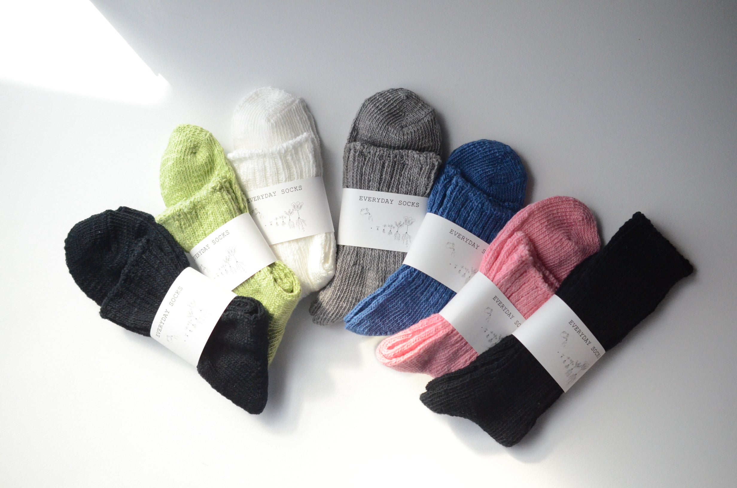 'EVERYDAY SOCKS' 爽やかローゲージソックス