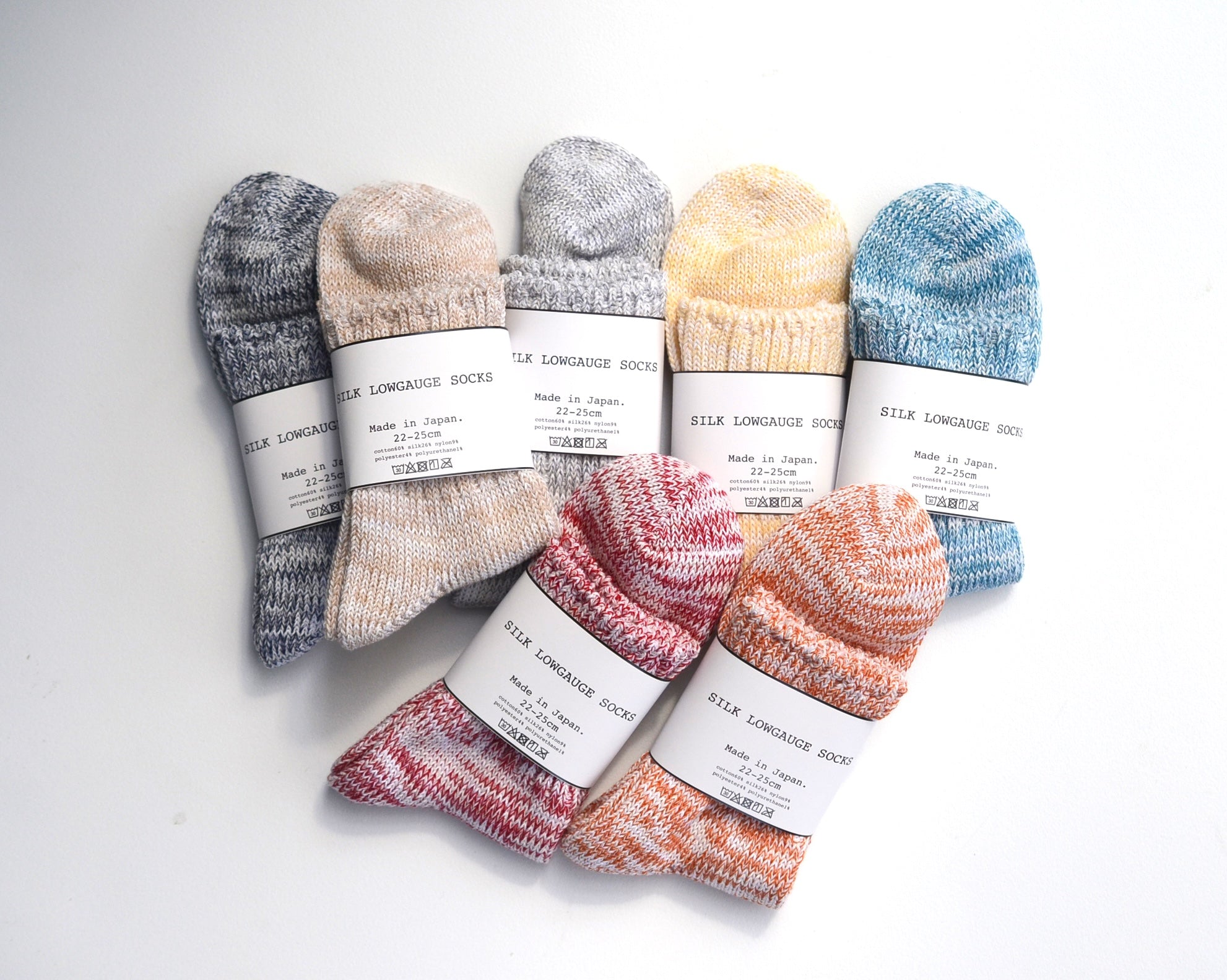 SILK LOWGAUGE SOCKS シルクローゲージソックス