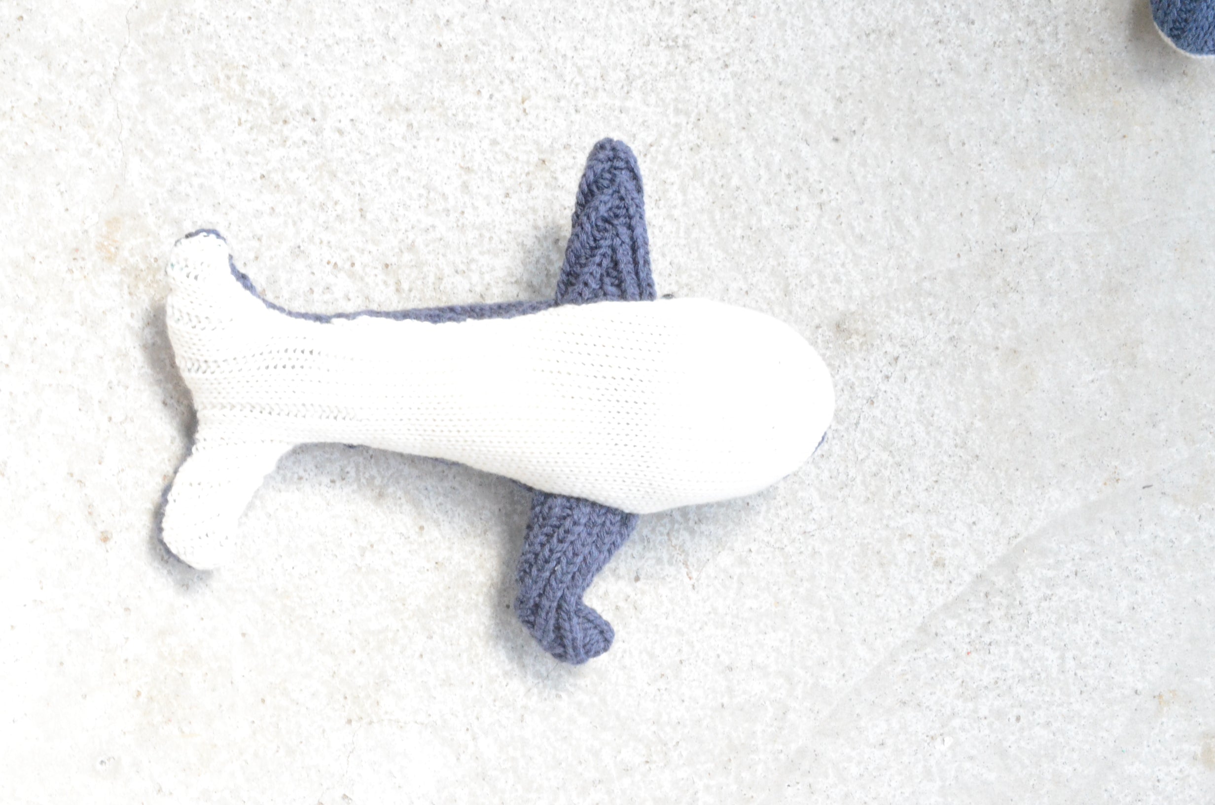 くじら/handmade socktoys