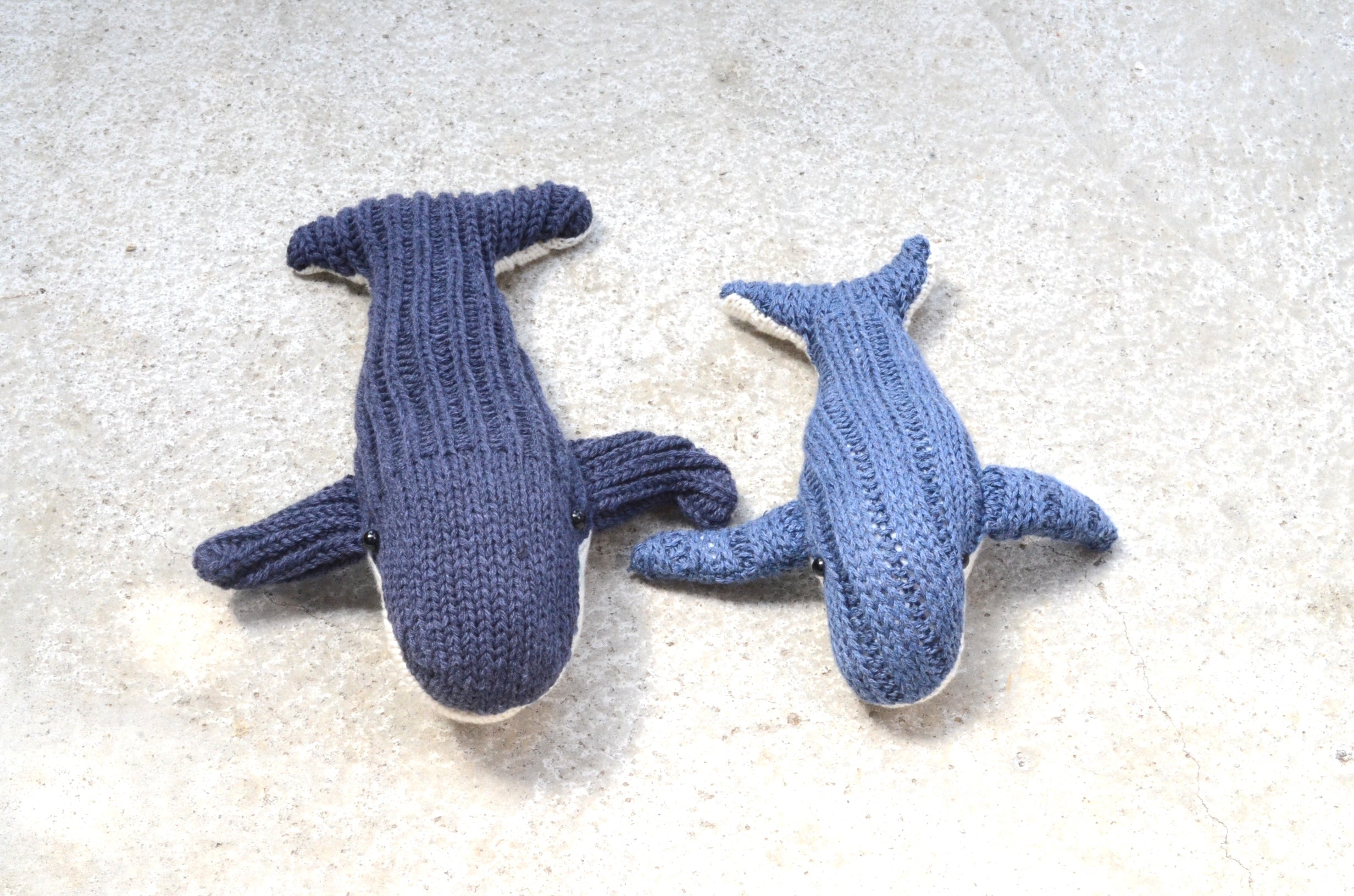 くじら/handmade socktoys