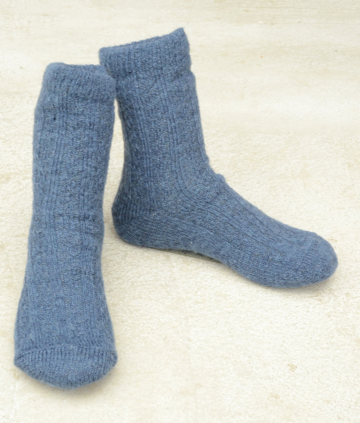 SILK LAYERED SOCKS(2111TA)モヘア調シルクとウール二重ソックス