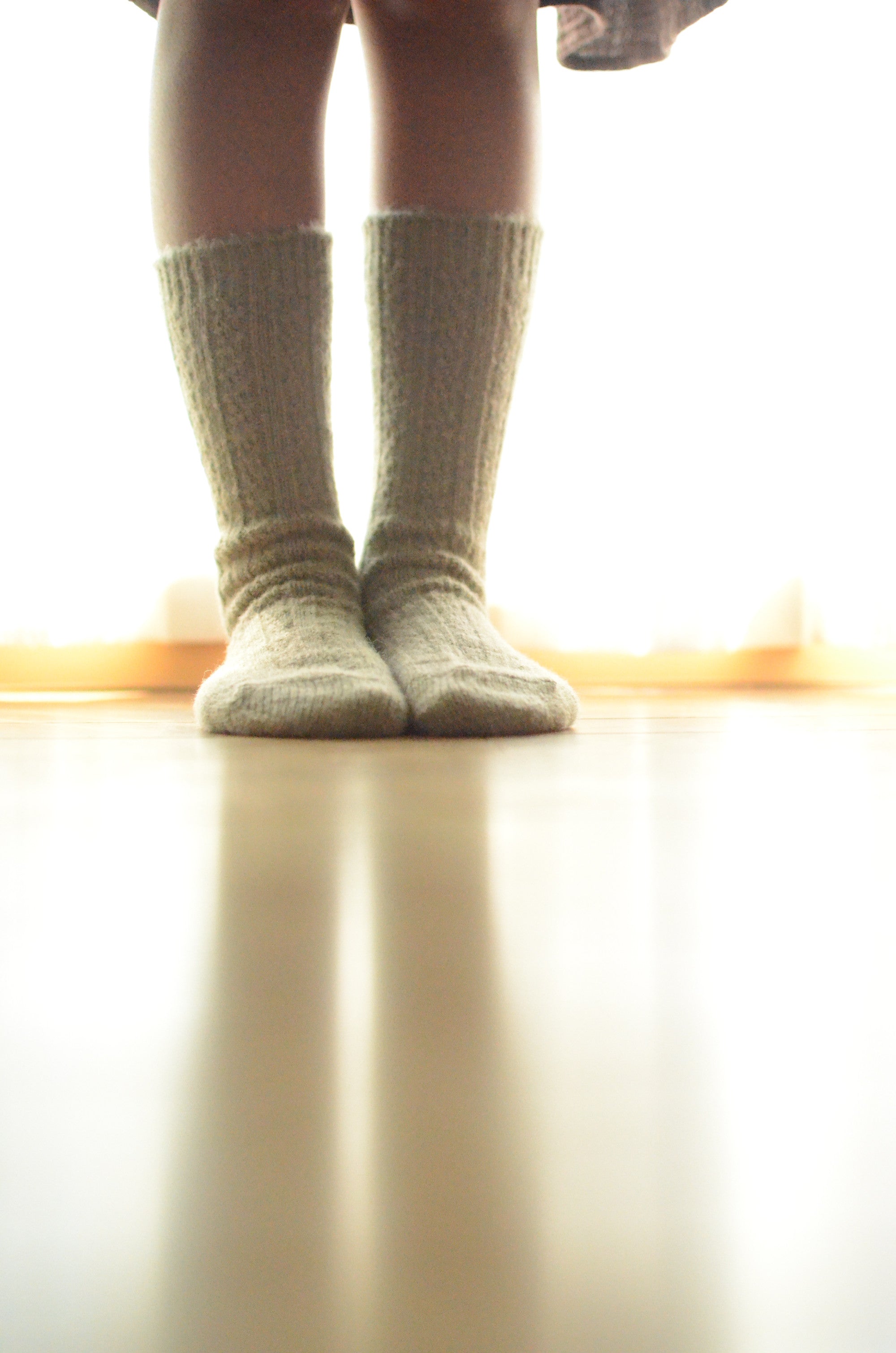 Natural wool socks(S)日本製靴下