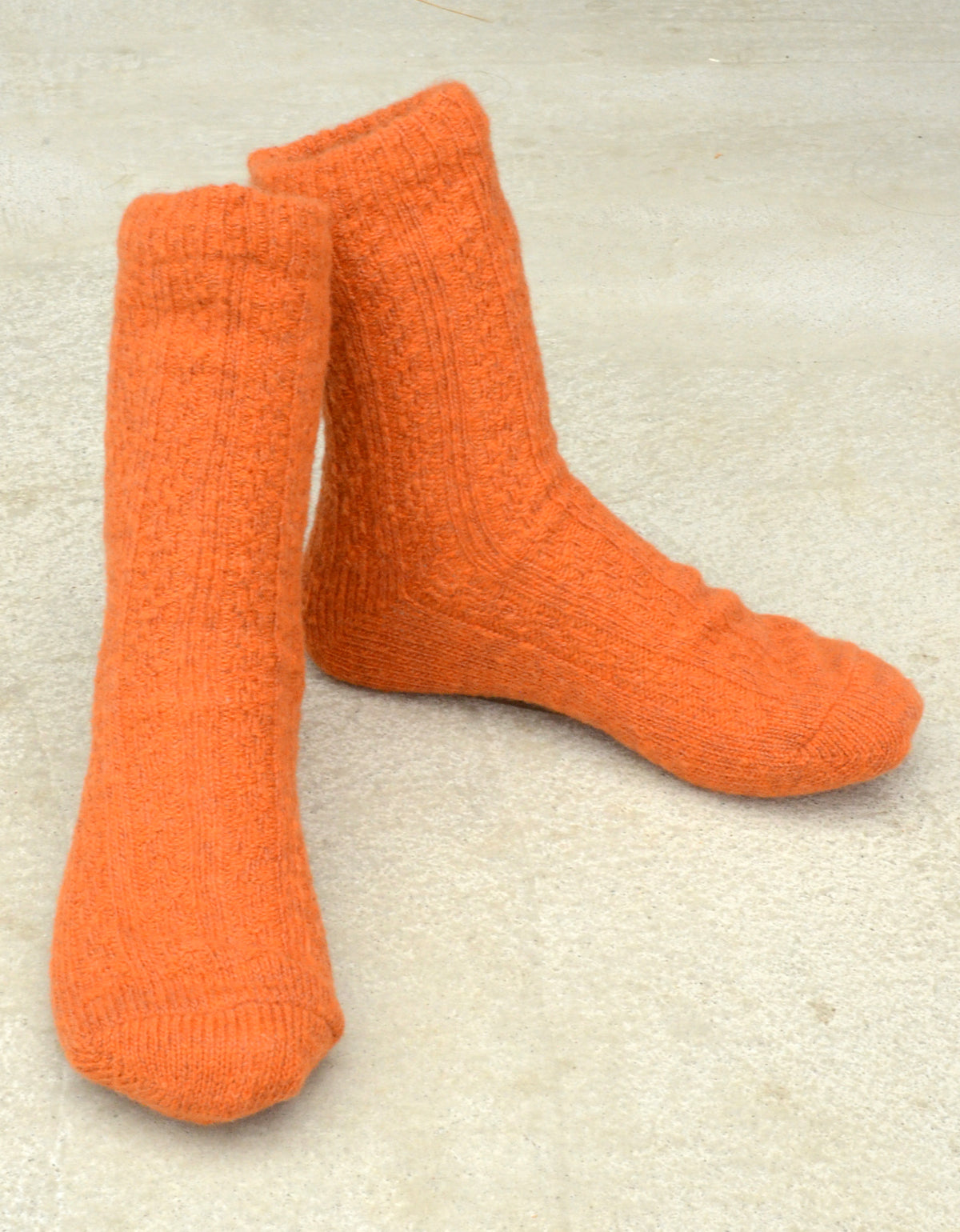 SILK LAYERED SOCKS（2111TA）モヘア調シルクとウール二重ソックス