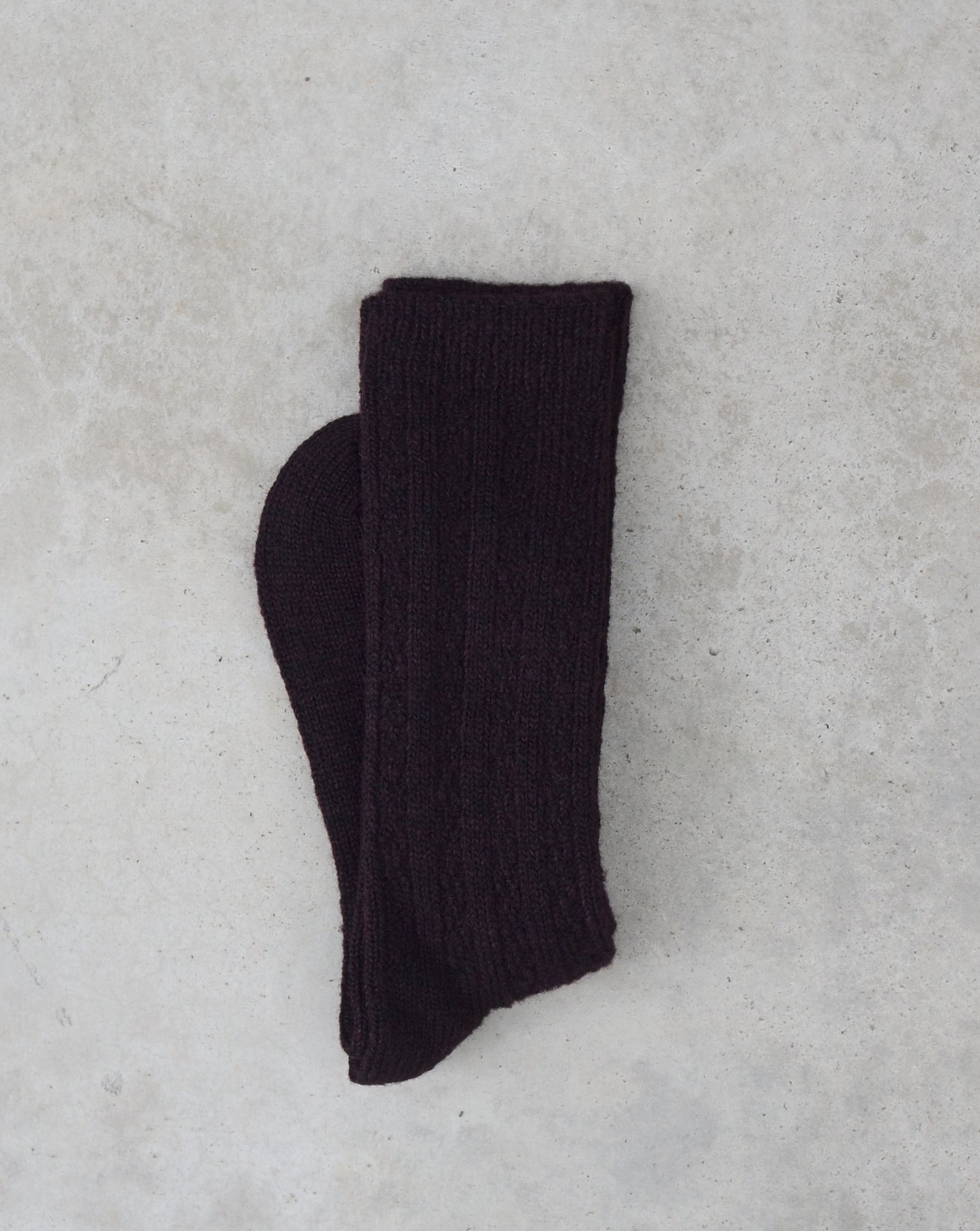 Natural wool socks(M) 日本製靴下