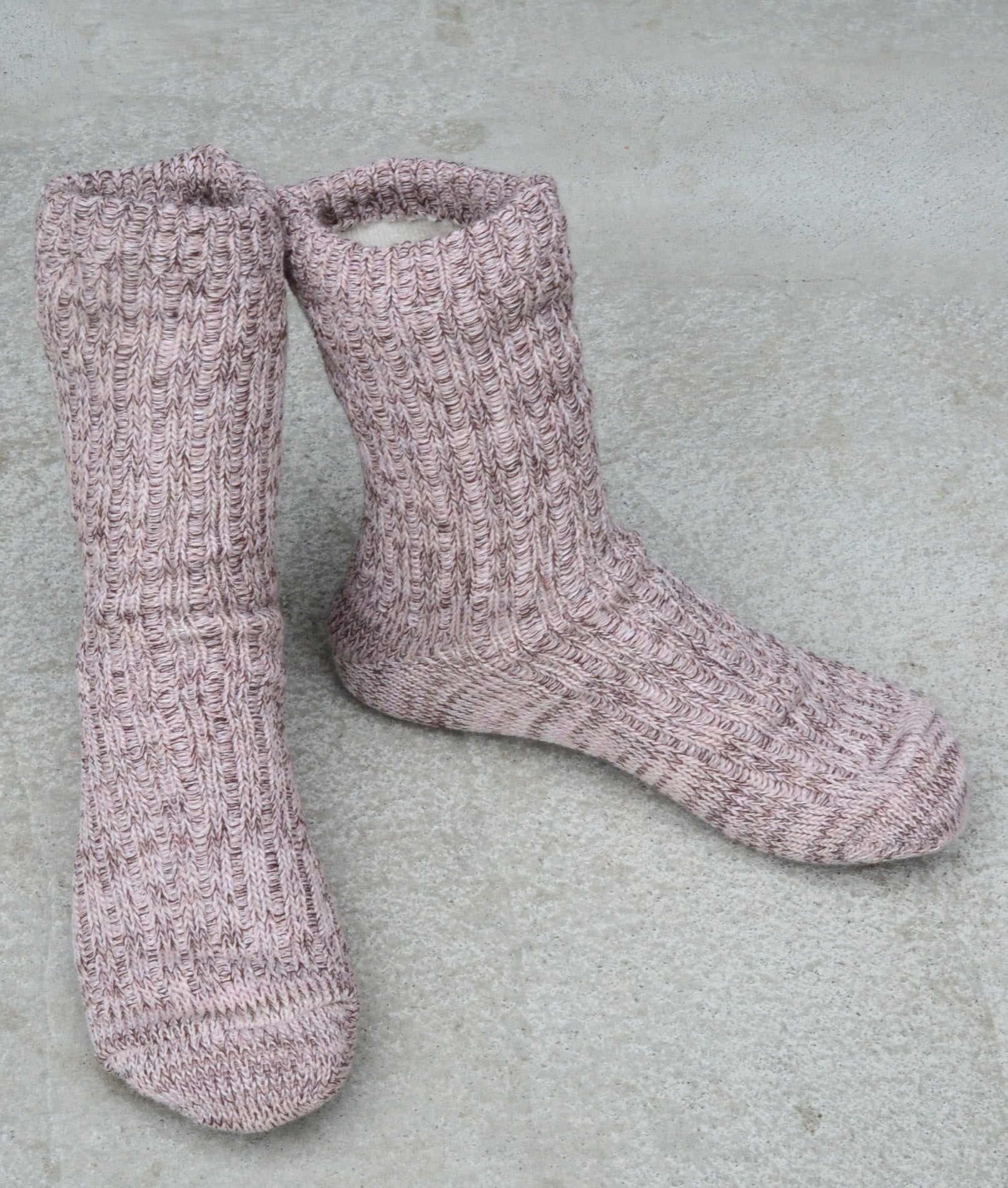 肌側シルクの二重ソックス  SILK LAYERED SOCKS