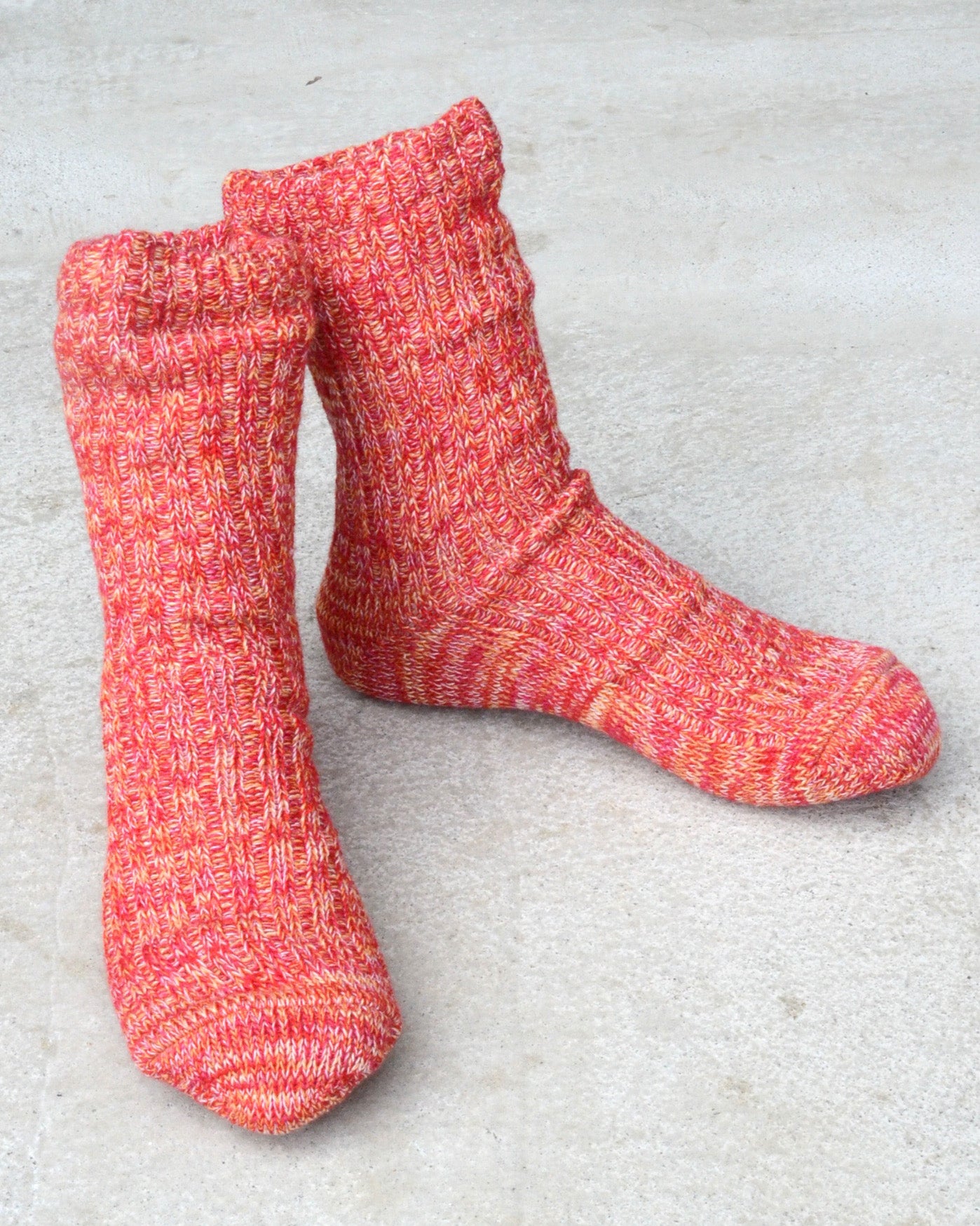 肌側シルクの二重ソックス  SILK LAYERED SOCKS