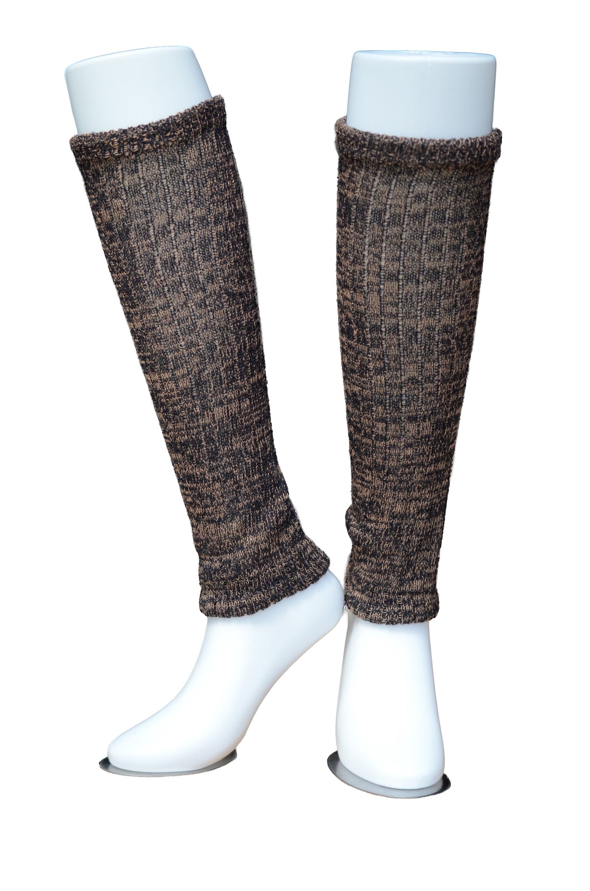 肌側シルク二重編みレッグウォーマー　SILK LAYERED LEGWARMER
