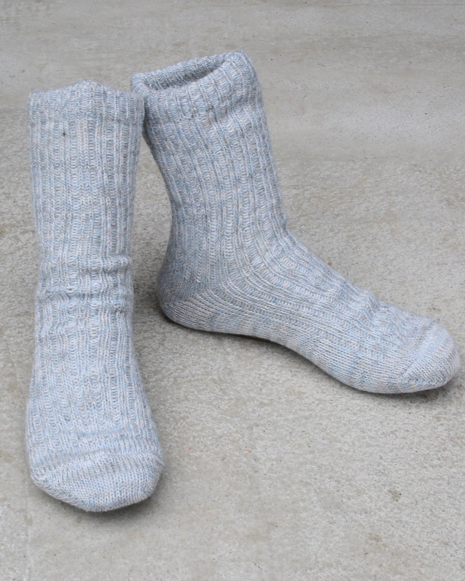肌側シルクの二重ソックス  SILK LAYERED SOCKS
