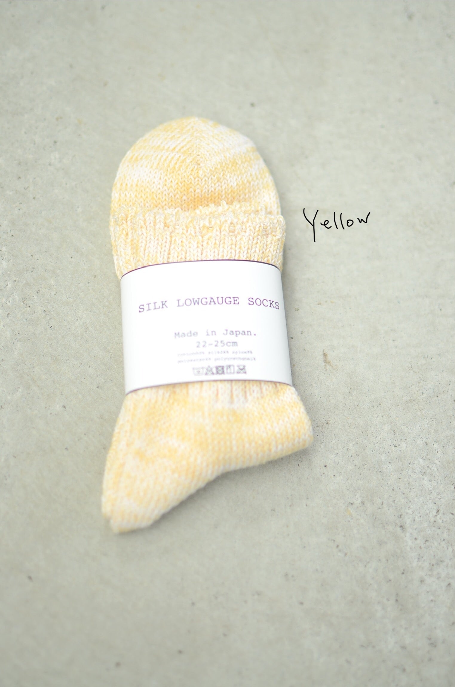 SILK LOWGAUGE SOCKS シルクローゲージソックス