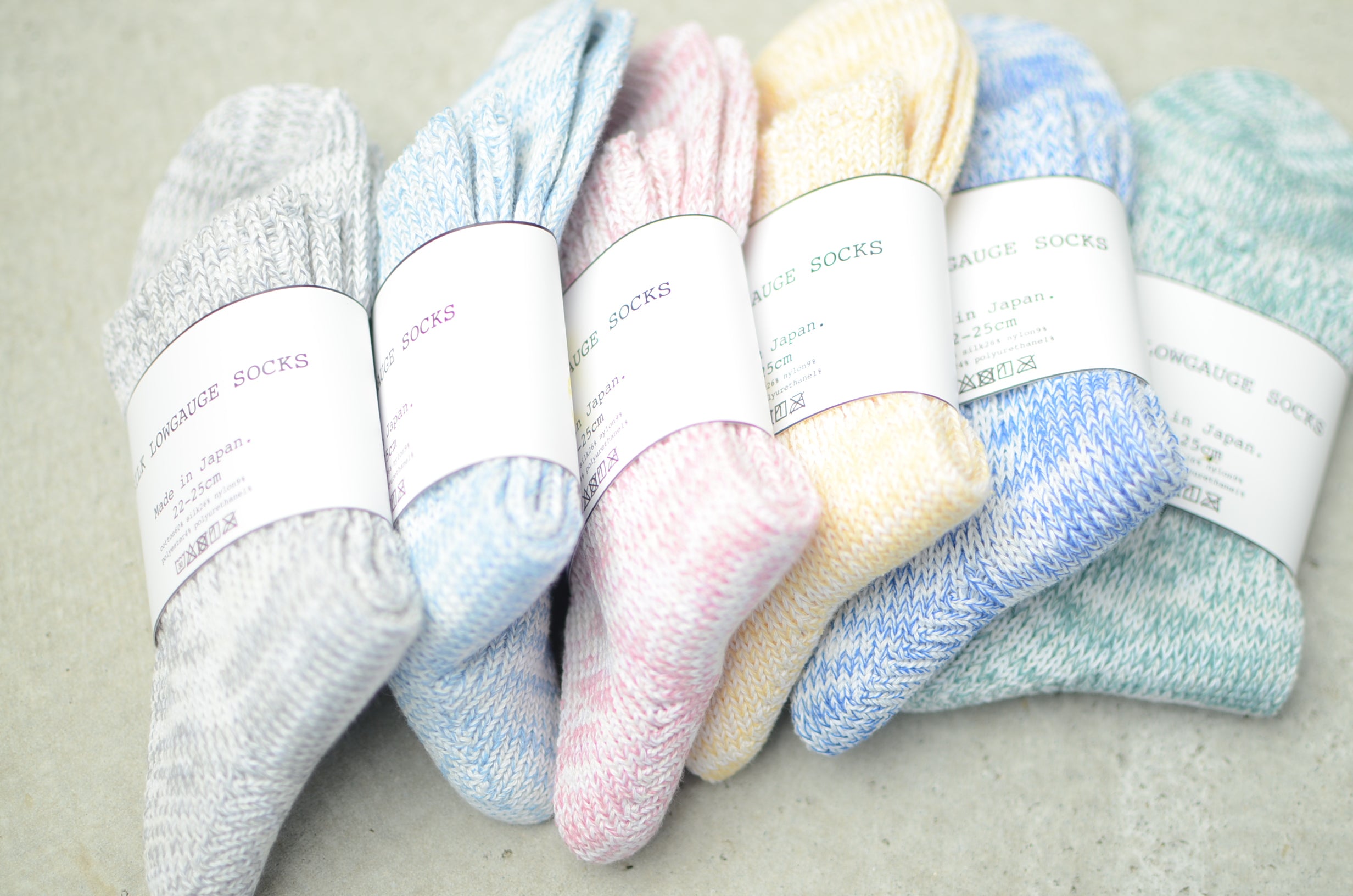 SILK LOWGAUGE SOCKS シルクローゲージソックス