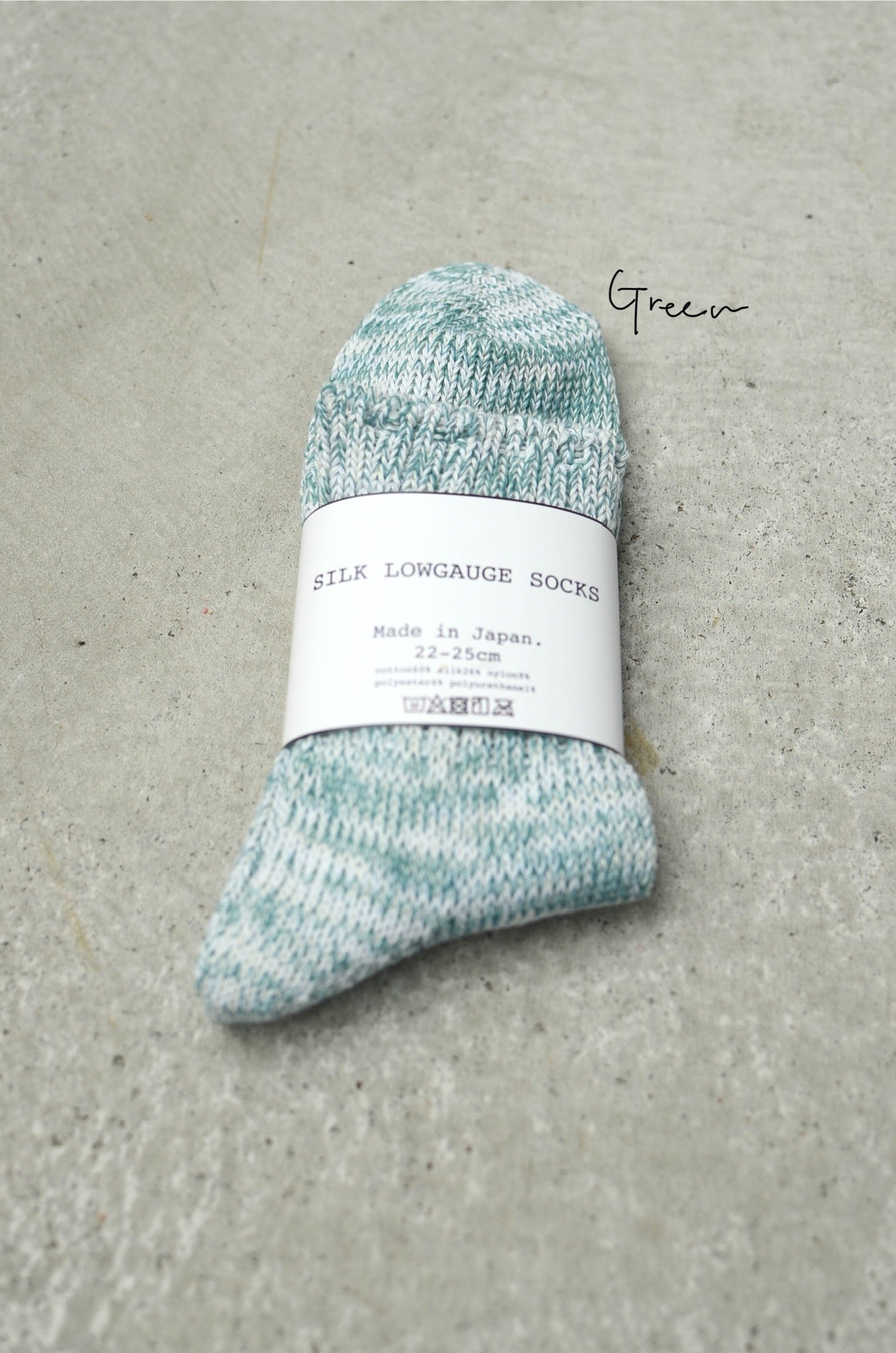 SILK LOWGAUGE SOCKS シルクローゲージソックス