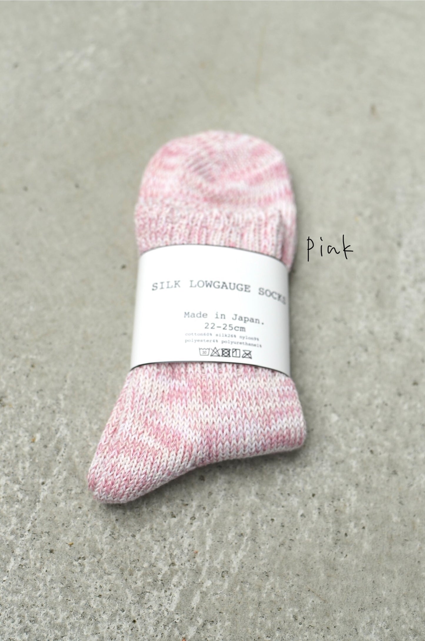 SILK LOWGAUGE SOCKS シルクローゲージソックス