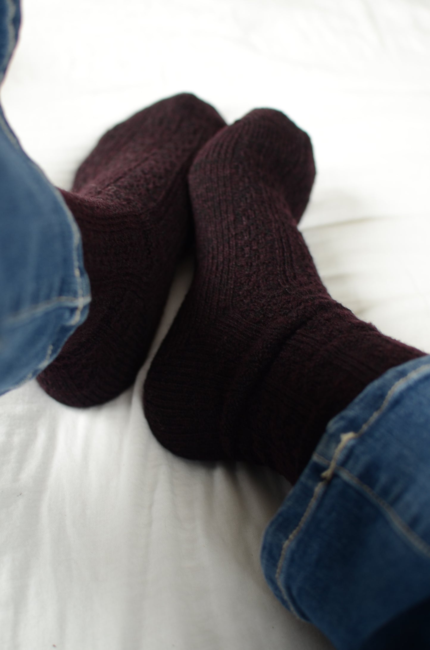 Natural wool socks(M) 日本製靴下