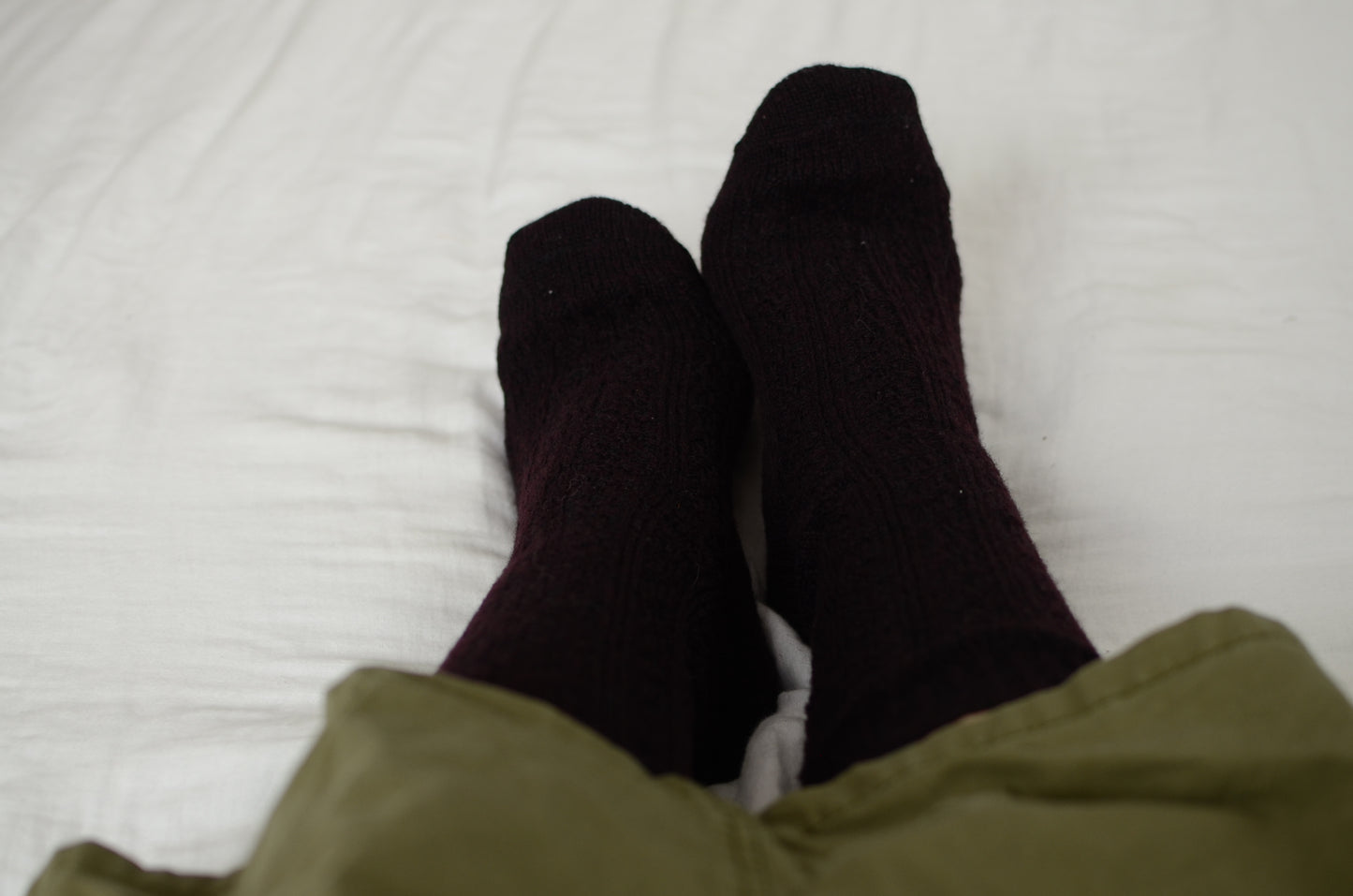 Natural wool socks(M) 日本製靴下