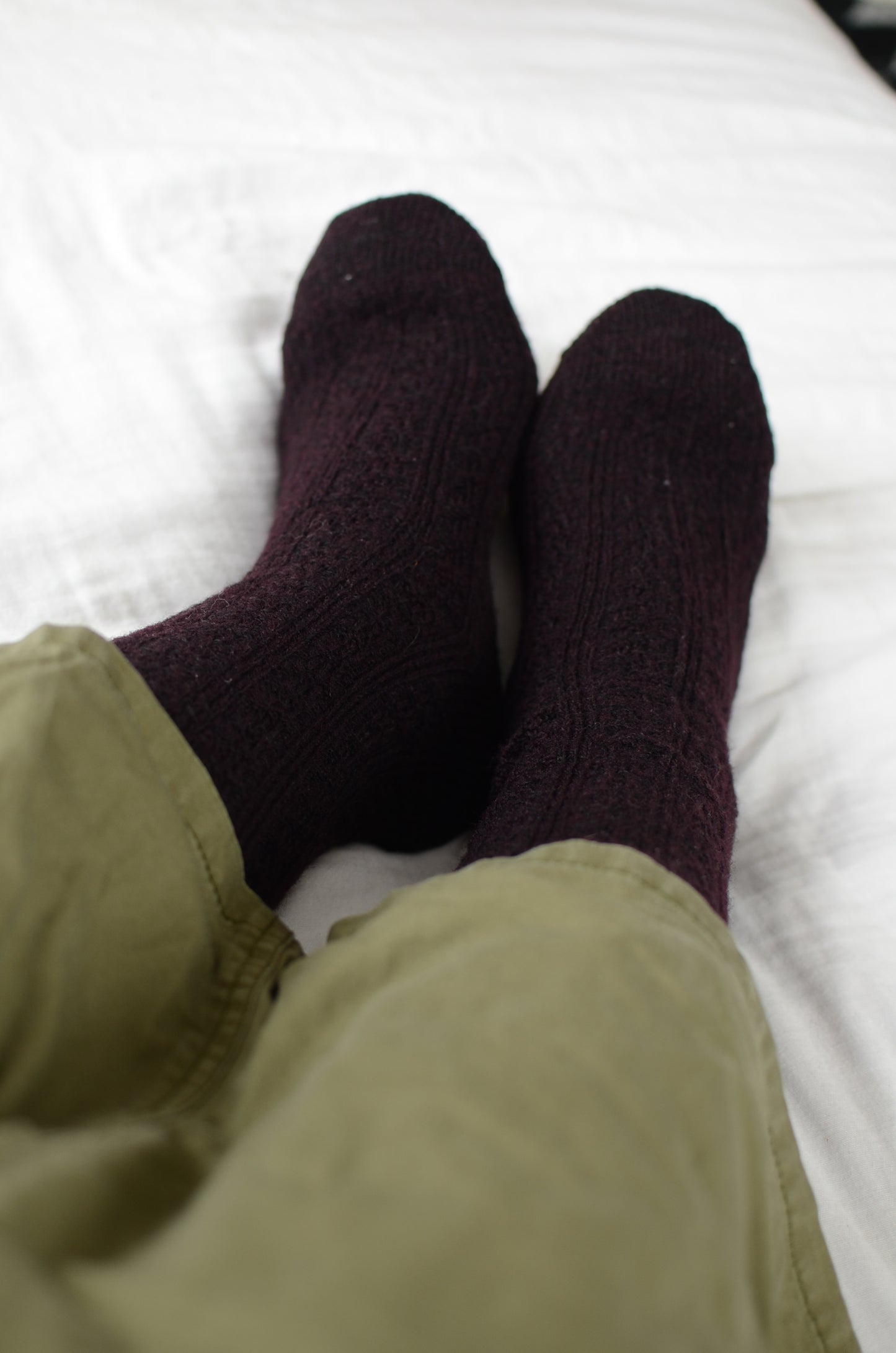 Natural wool socks(M) 日本製靴下