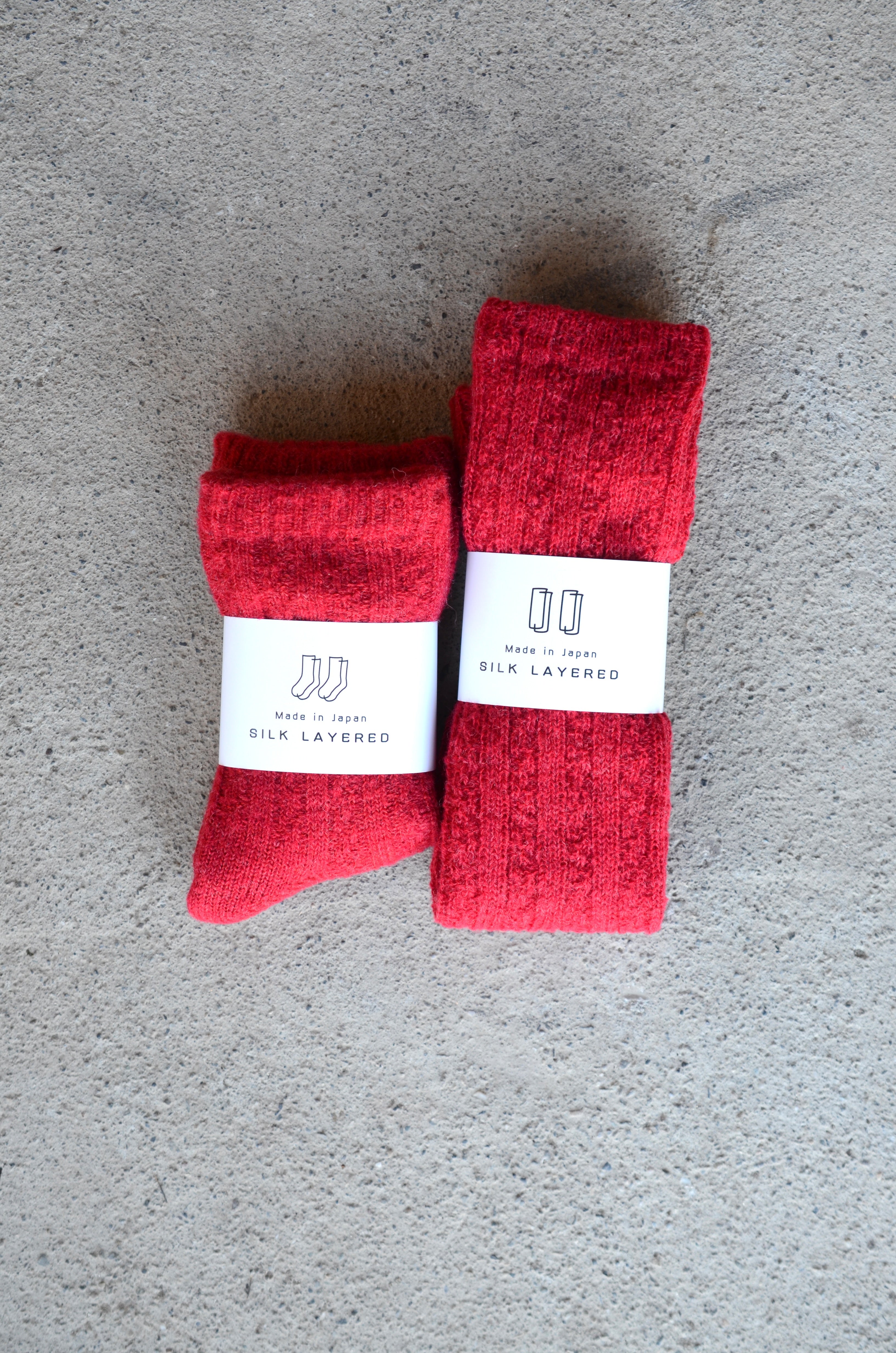 足元最強あったかセット　SILK LAYERED SOCKS＋LONG WARMER