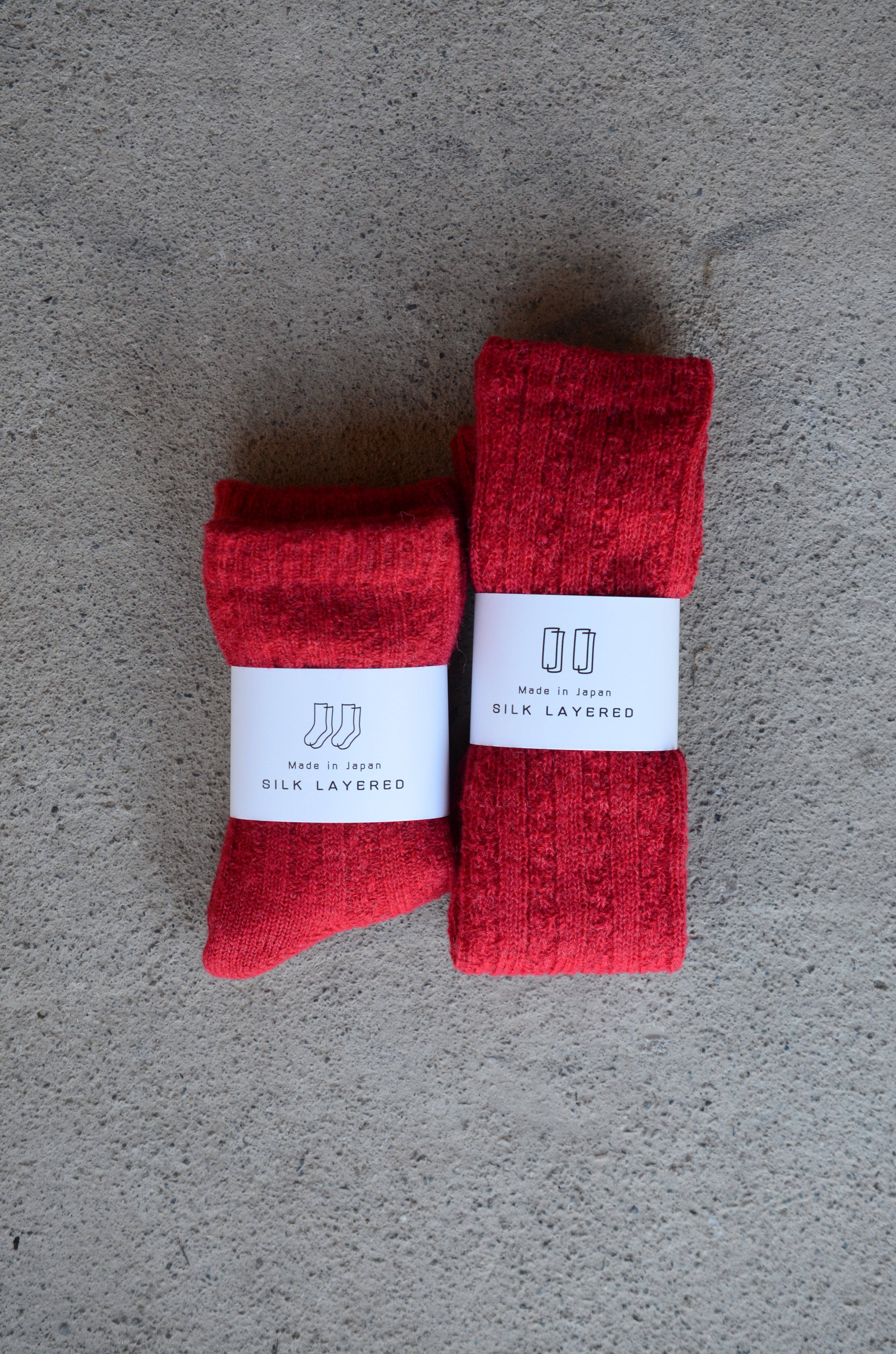 足元最強あったかセット　SILK LAYERED SOCKS＋LONG WARMER