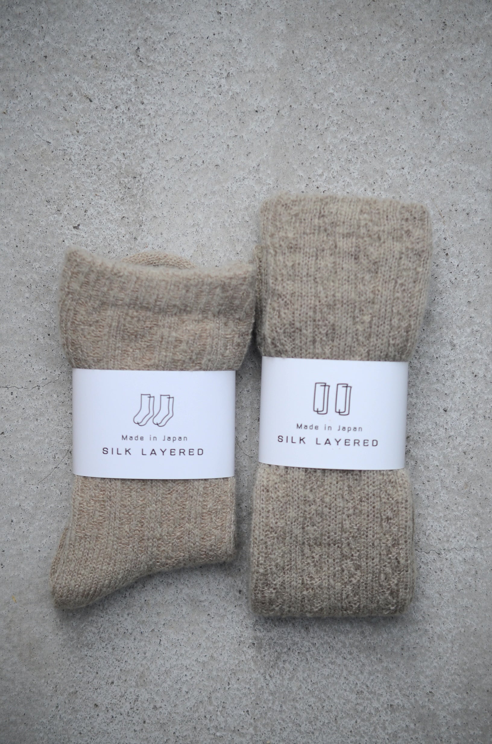 足元最強あったかセット　SILK LAYERED SOCKS＋LONG WARMER
