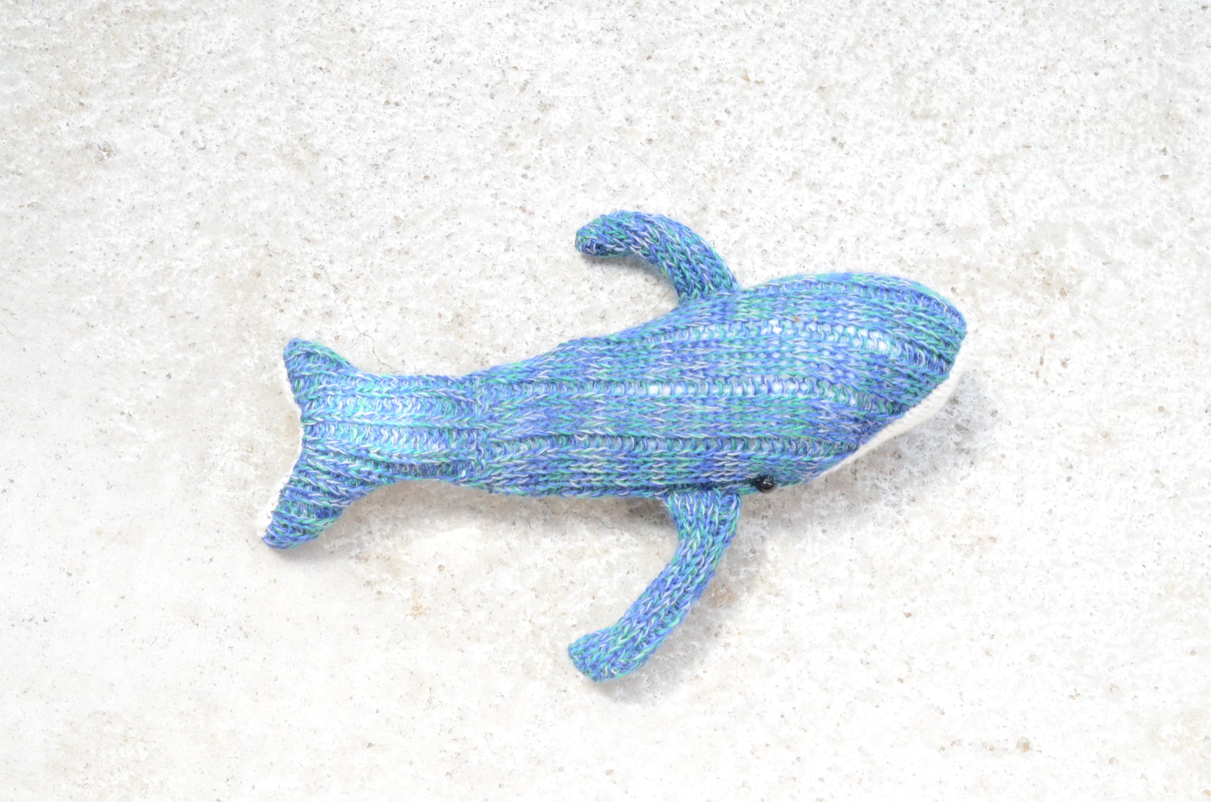 くじら／handmade socktoys