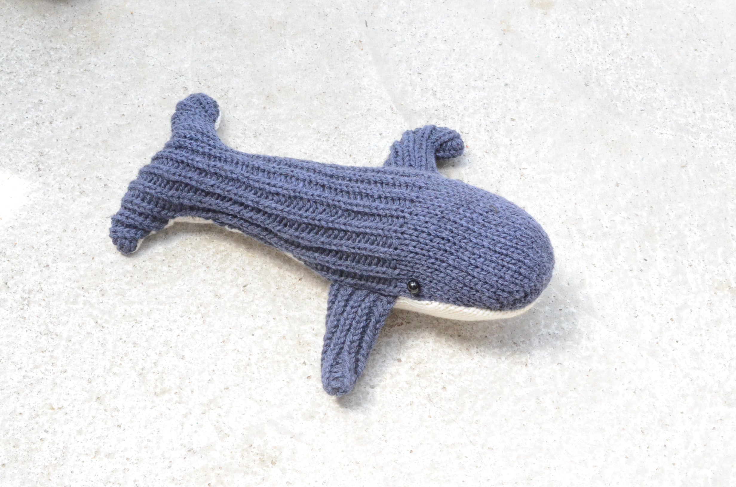 くじら／handmade socktoys