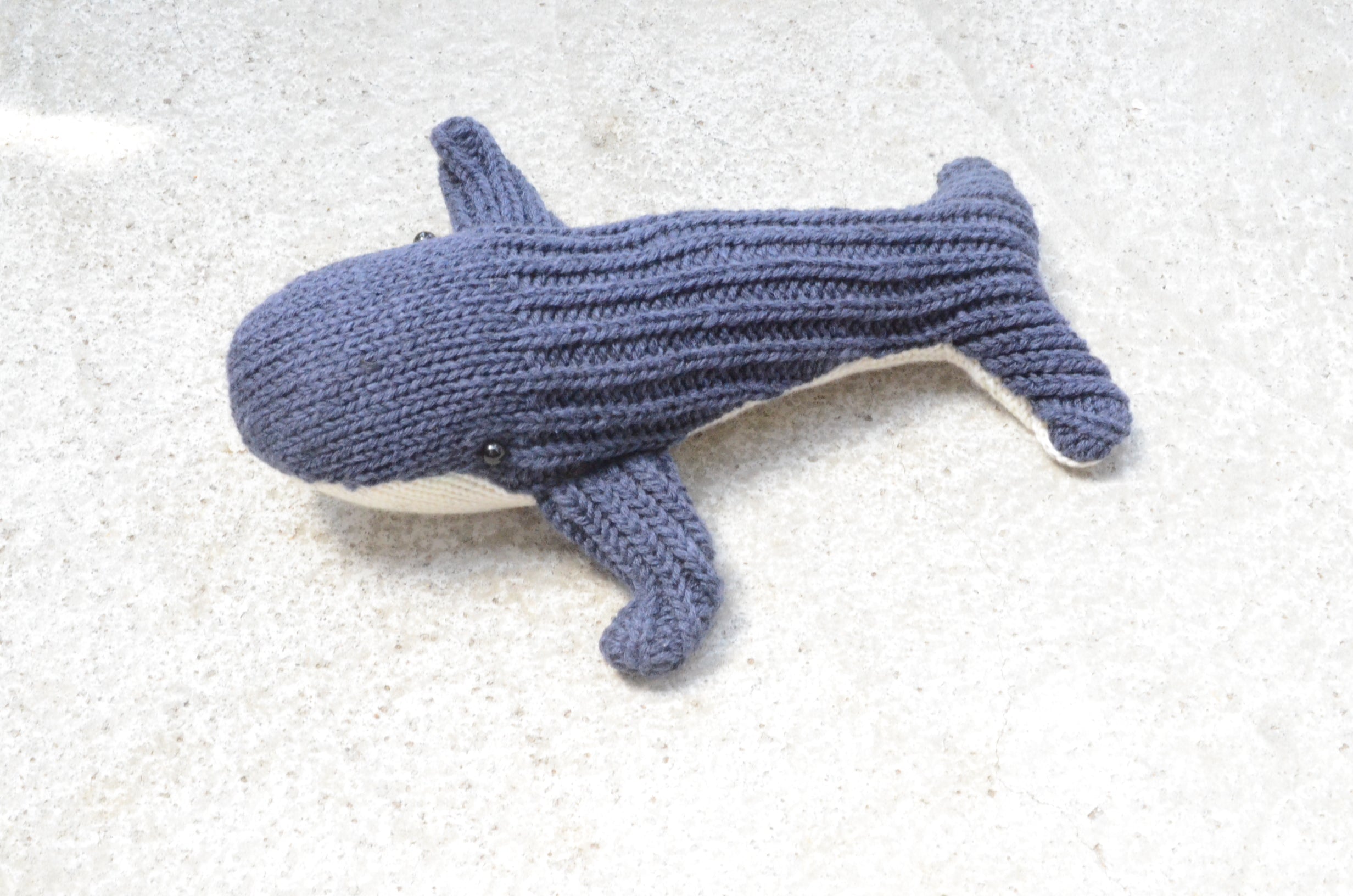 くじら／handmade socktoys