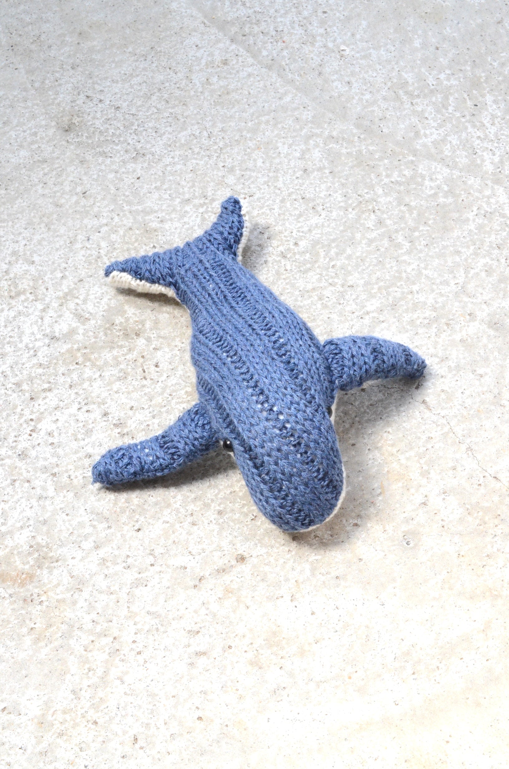 くじら／handmade socktoys